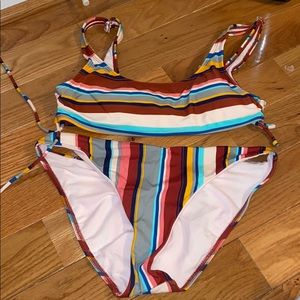 Two piece bathing suit